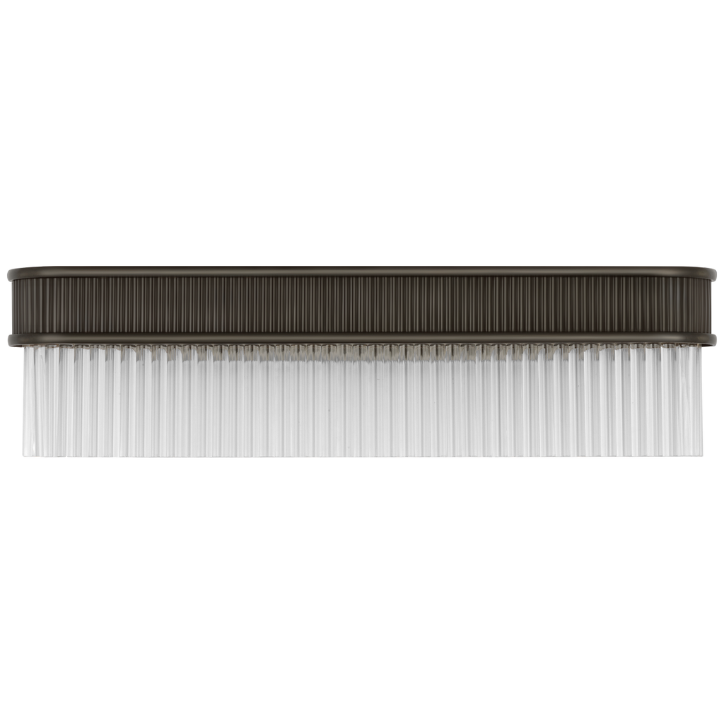 Menil 24" Linear Sconce | Bronze | Crystal Rods