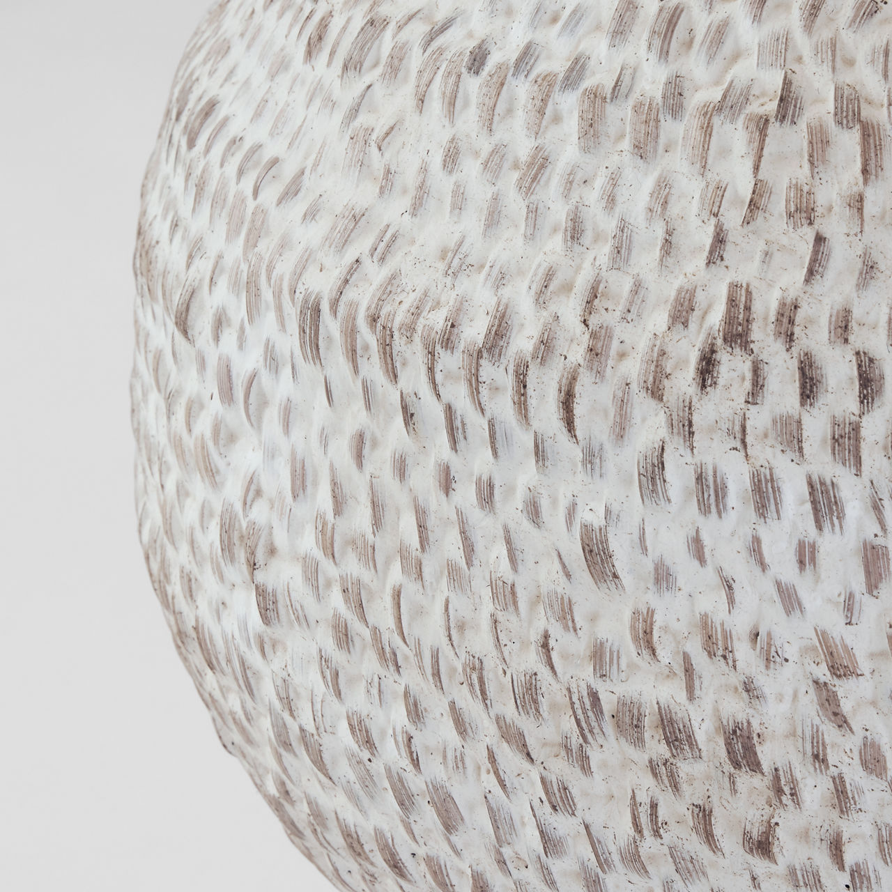 Avedon Small Table Lamp | Plaster White Rattan | Linen Shade