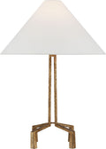 Clifford Medium Table Lamp | Gilded Iron | Linen Shade