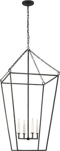 Malloy 23" Open Frame Forged Lantern | Aged Iron