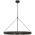 Menil 40" Ring Chandelier | Bronze