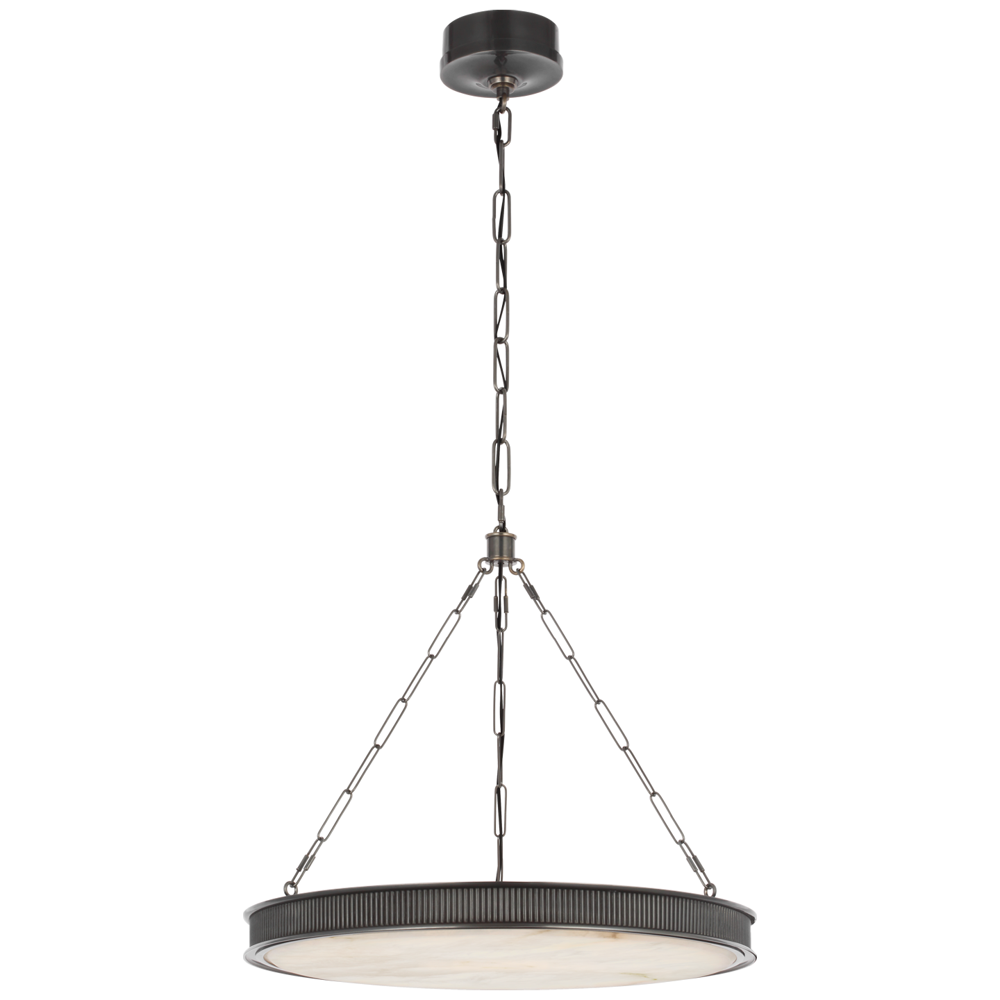 Matthew 24" Chandelier | Bronze | Alabaster