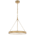 Matthew 24" Chandelier | Soft Brass | Alabaster