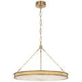 Matthew 30" Chandelier | Soft Brass | Alabaster