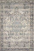 Loloi | Mika Collection | Grey / Blue | MIK-01