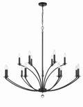Mila 48'' Black Chandelier
