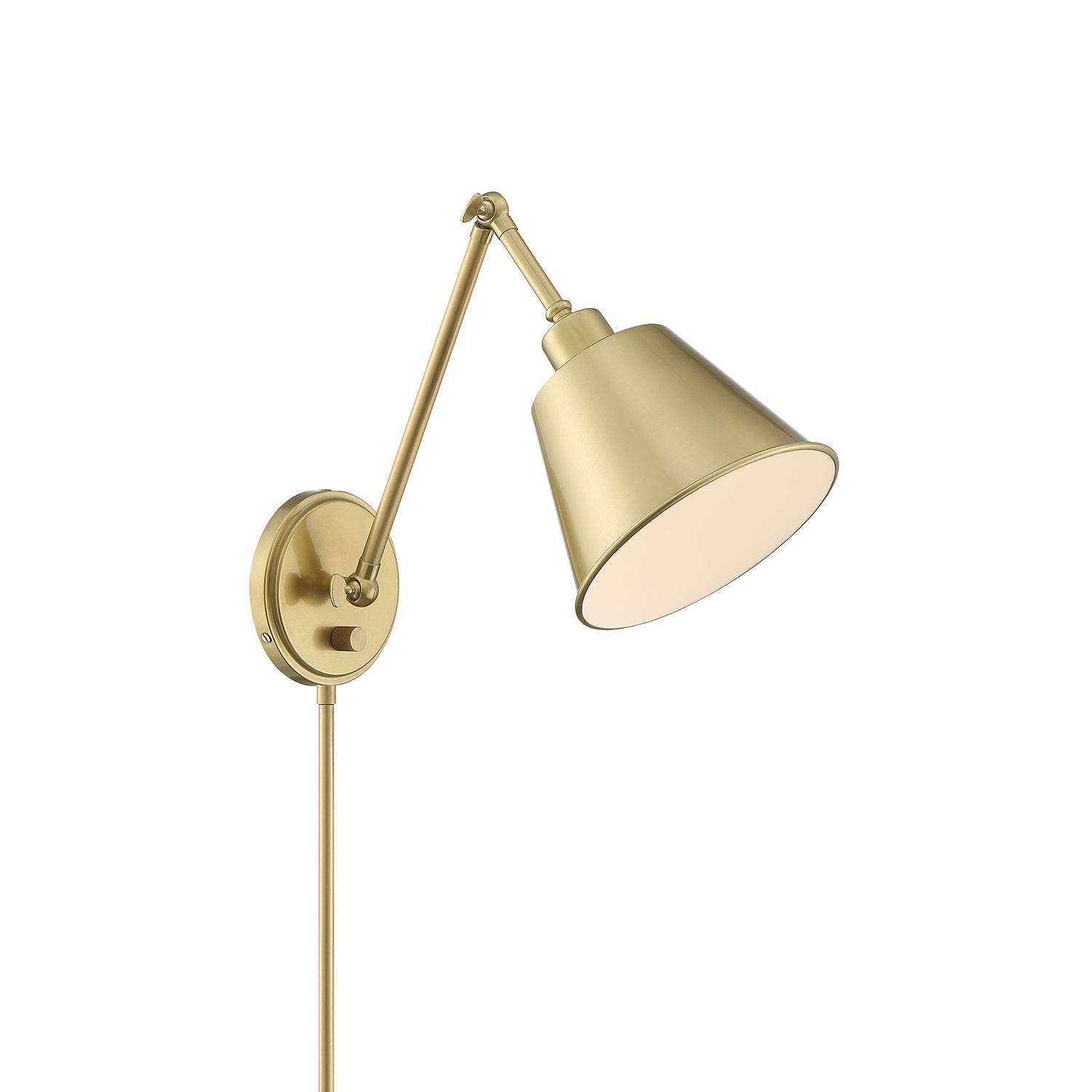 Mitchell 7.25'' Aged Brass Task Sconce
