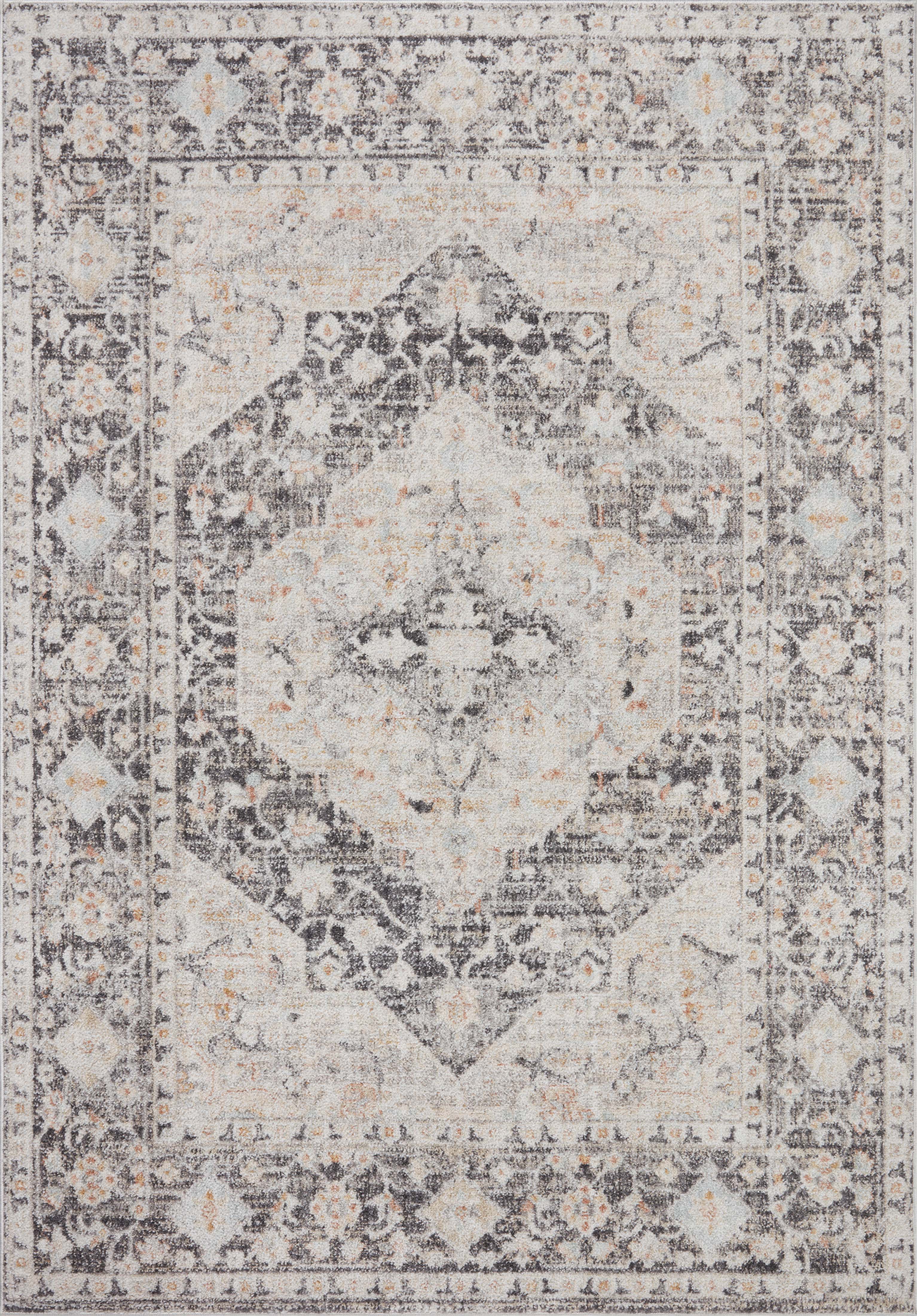 Loloi II | Monroe Collection | Charcoal / Multi | MON-01