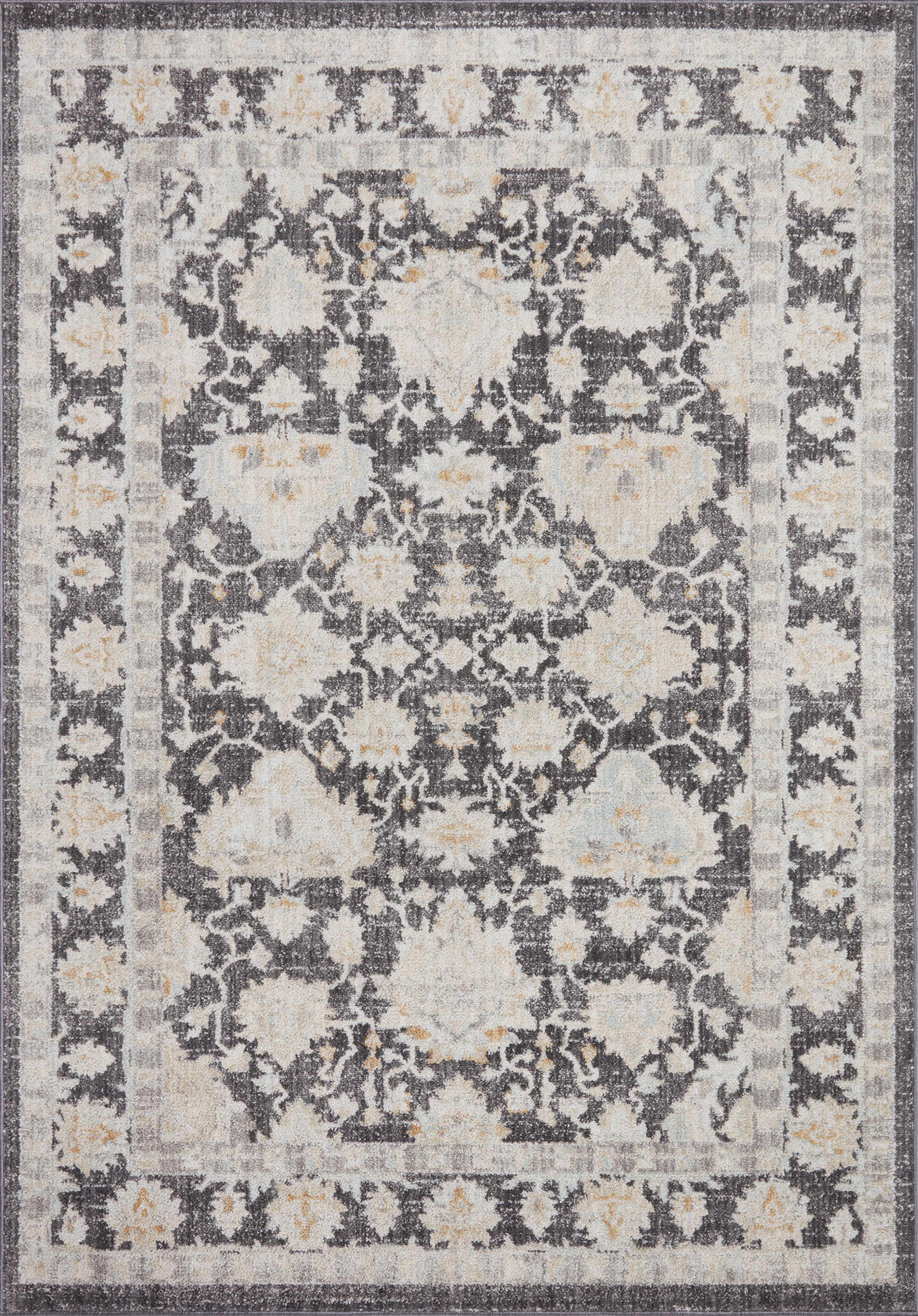 Loloi II | Monroe Collection | Charcoal / Natural | MON-05