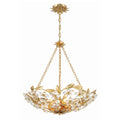 Marselle 24'' Antique Gold Chandelier