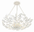 Marselle 24'' Matte White Semi Flush Mount