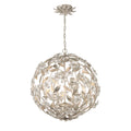 Marselle 22'' Antique Silver Chandelier