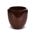 Glazed Terracotta Round Planter - 15"D