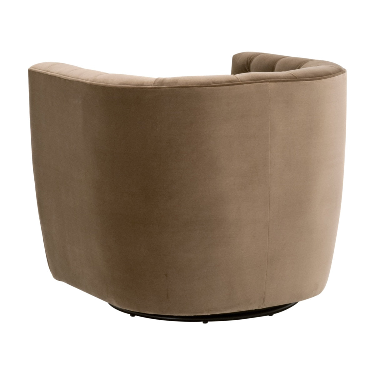 Marcel Swivel Club Chair | Caramel Velvet