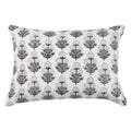 Marigold Graphite on White Pillow