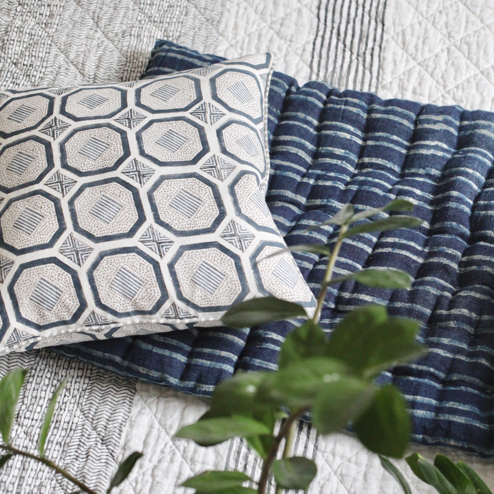 Evara Teal Pillow