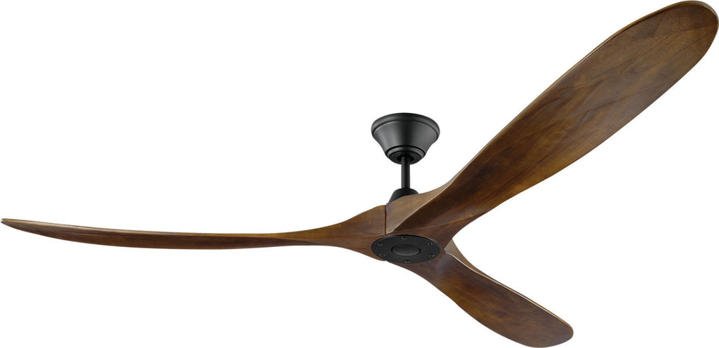 Maverick 70 Ceiling Fan | Dark Walnut Blades Matte Black