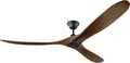 Maverick 70 Ceiling Fan | Dark Walnut Blades Matte Black
