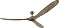 Maverick 88 Ceiling Fan | Light Grey Weathered Oak Blades Aged Pewter