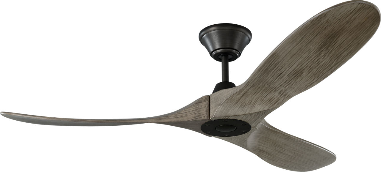 Maverick 52 Ceiling Fan | Aged Pewter | Light Grey Weathered Oak Blades