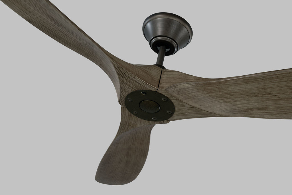 Maverick 52 Ceiling Fan | Aged Pewter | Light Grey Weathered Oak Blades