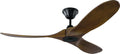 Maverick 52 Ceiling Fan | Dark Walnut Blades Matte Black
