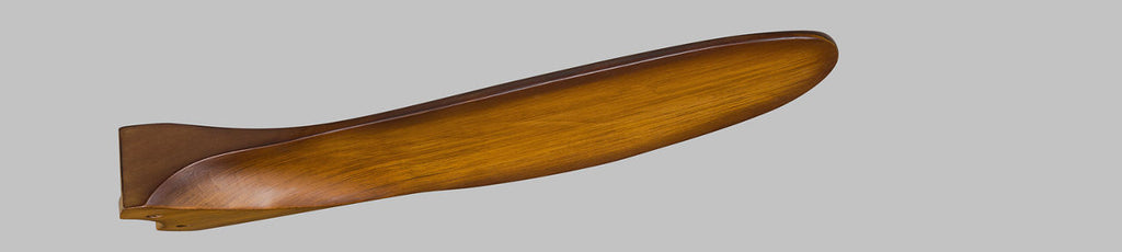 Maverick 52 Ceiling Fan | Brushed Steel | Koa Blades