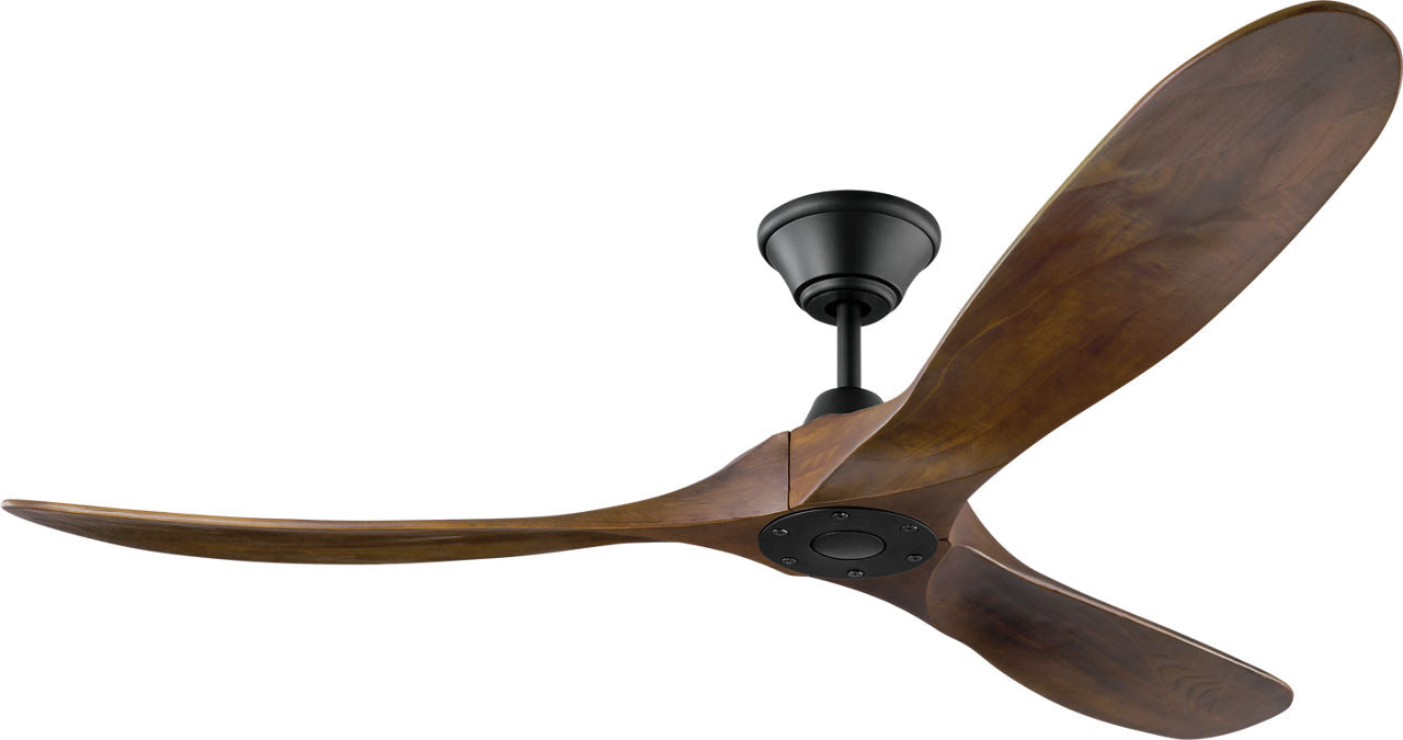 Maverick 60 Ceiling Fan | Dark Walnut Blades Matte Black