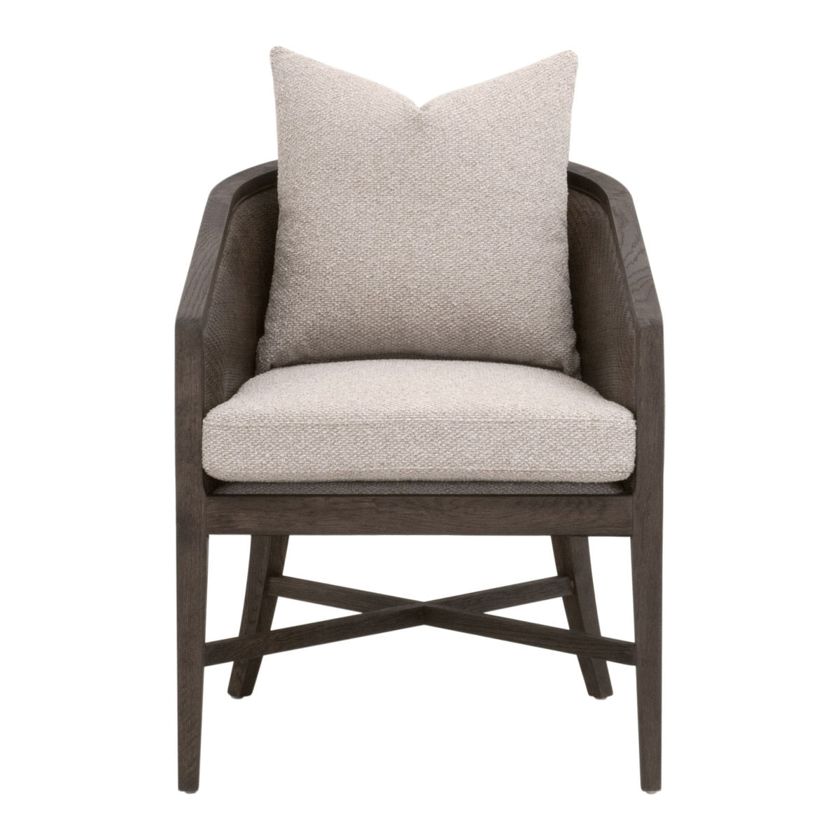 McGuire Arm Chair | Matte Brown Oak