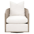 McGuire Swivel Club Chair | Cane