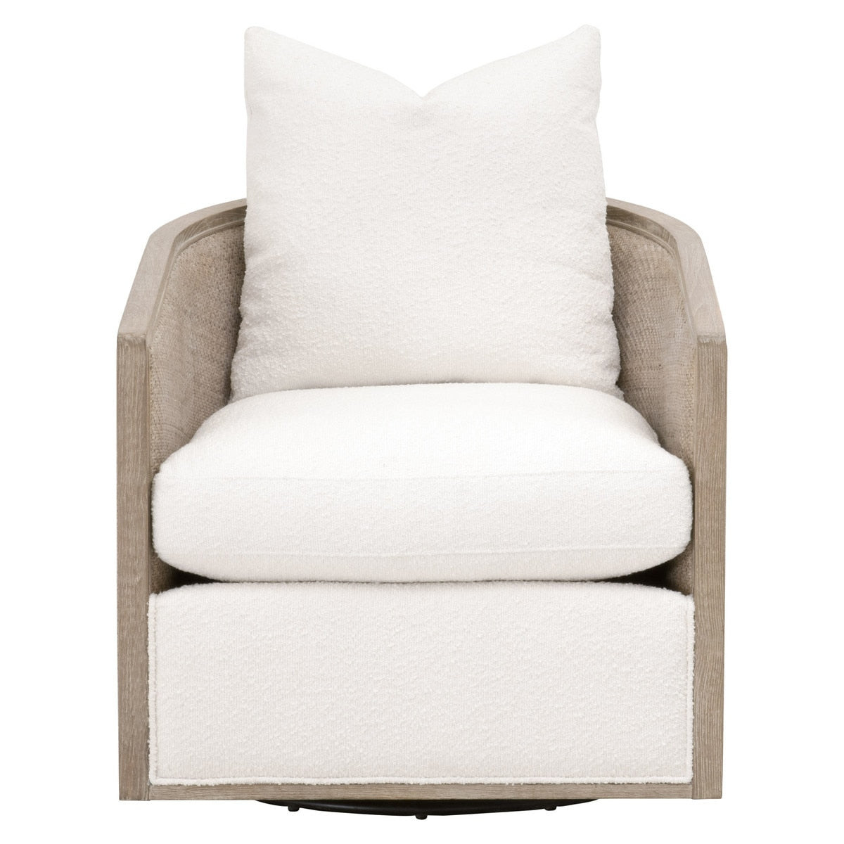 McGuire Swivel Club Chair | Cane