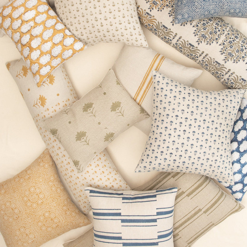 Mira Indigo Pillow