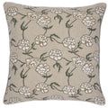 Modern Marigold White Pillow