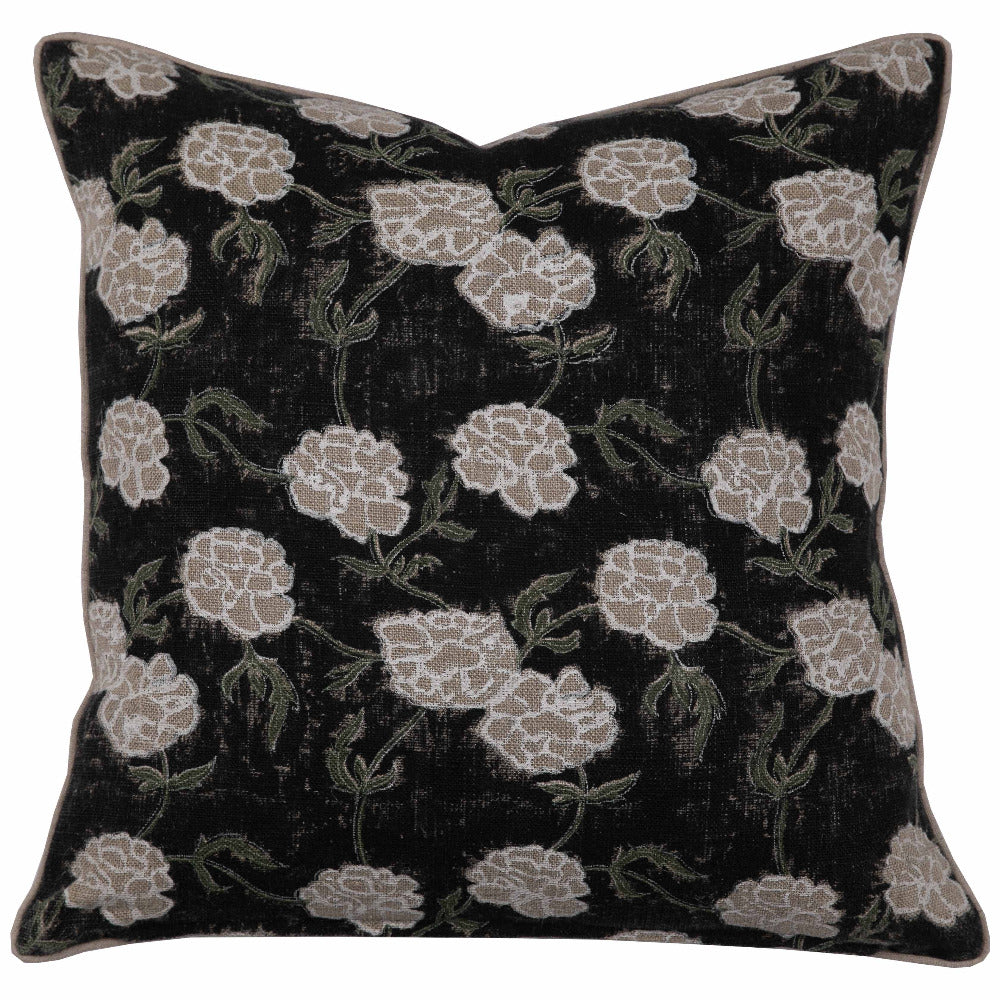 Modern Marigold Noir Pillow