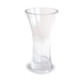 Glass Hourglass Vase, 9.8" H x 5" Dia