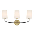 Niles 23.5'' Black Forged + Modern Gold Bathroom Vanity