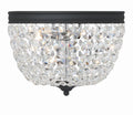 Nola 11.5'' Black Forged Flush Mount