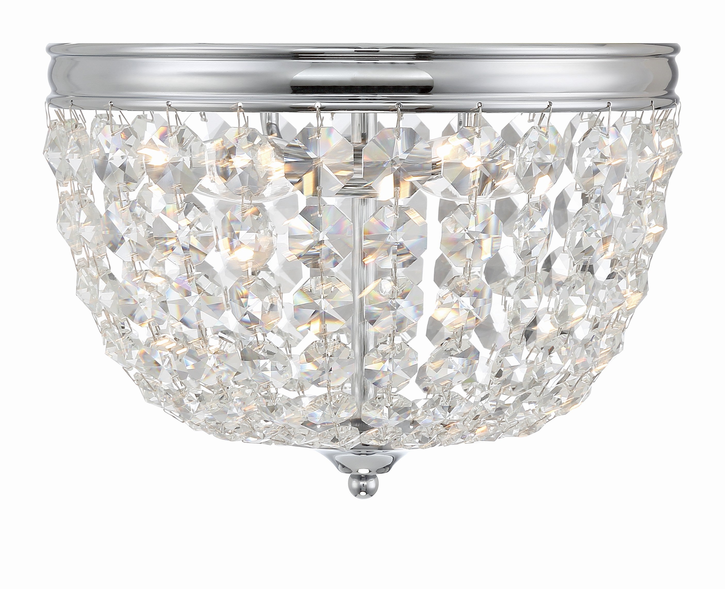 Nola 11.5'' Polished Chrome Flush Mount