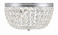 Nola 14.25'' Polished Chrome Flush Mount