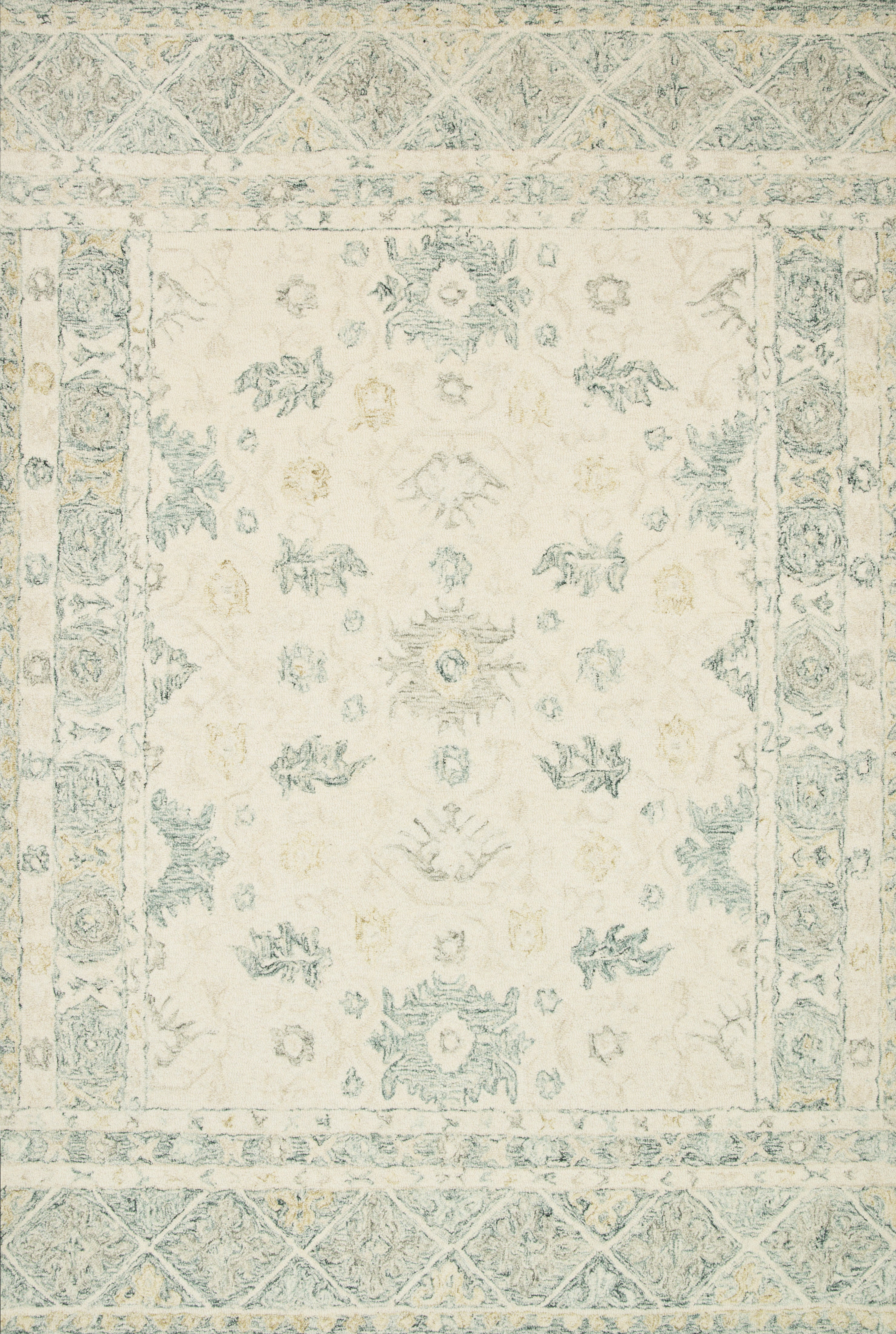 Loloi | Norabel Collection | Ivory / Slate | NOR-01