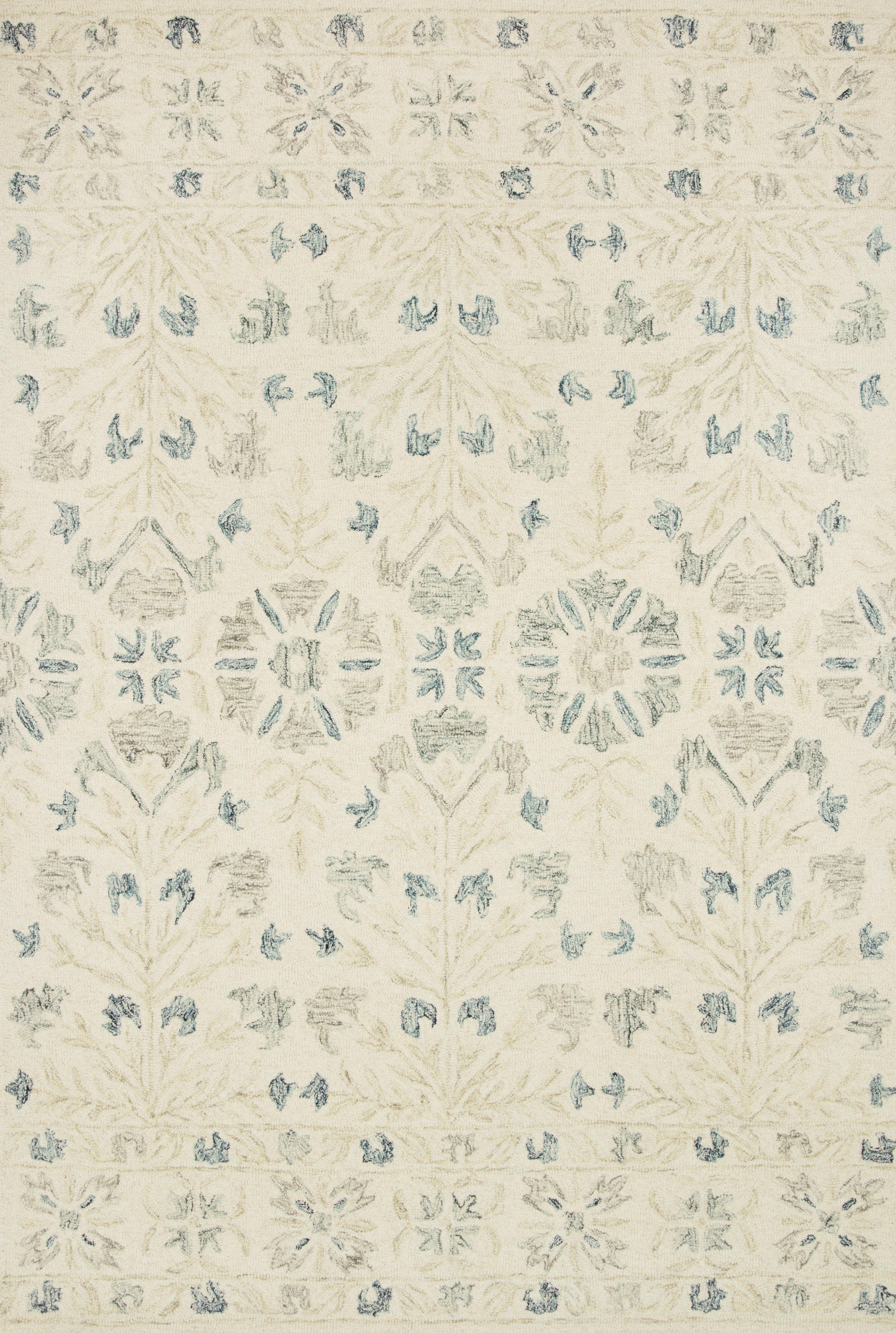 Loloi | Norabel Collection | Ivory / Grey | NOR-02