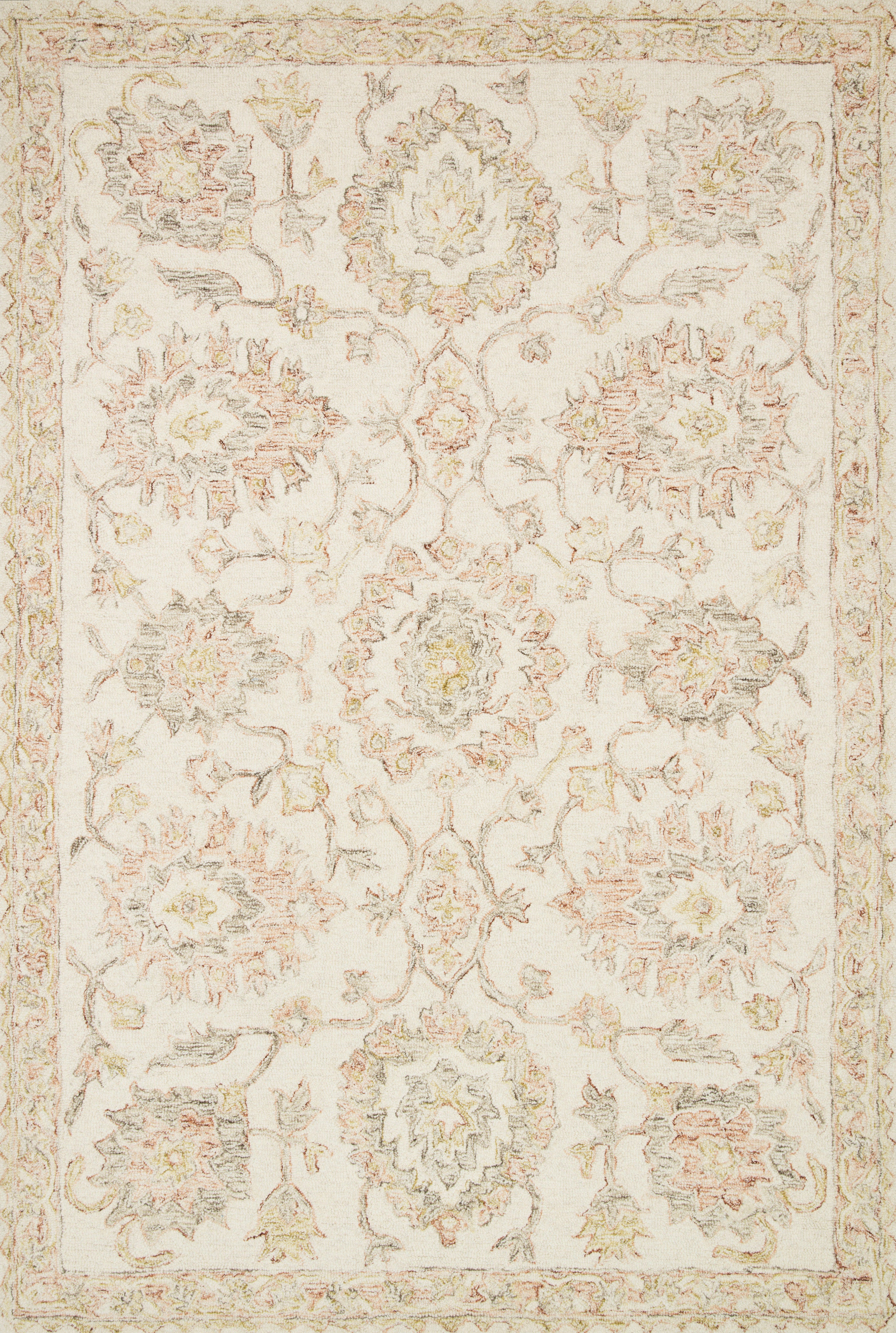Loloi | Norabel Collection | Ivory / Blush | NOR-04