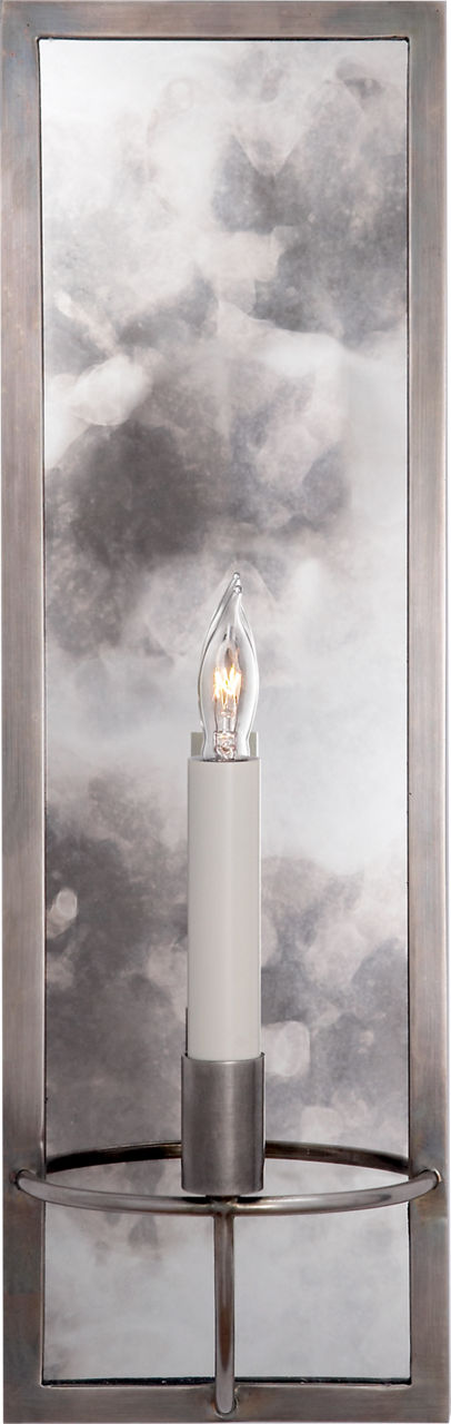 Regent Rectangular Sconce | Antique Nickel