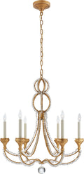 Milan Medium Chandelier | Venetian Gold | Crystal