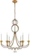 Milan Large Chandelier | Venetian Gold | Crystal