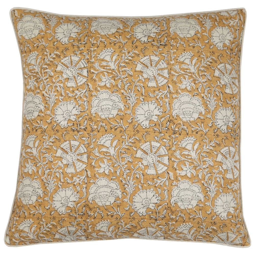 Nisa Mustard on Natural Pillow