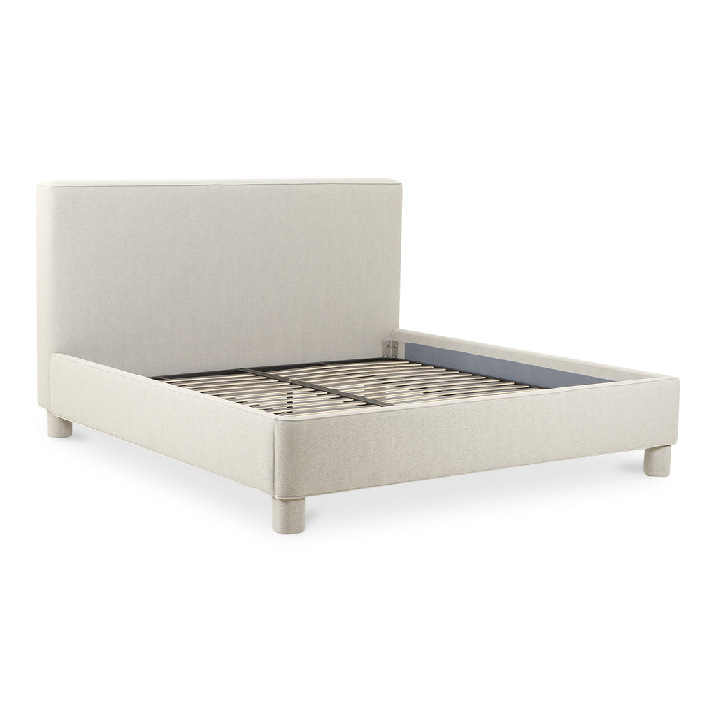Ichigo Queen Bed Light Grey