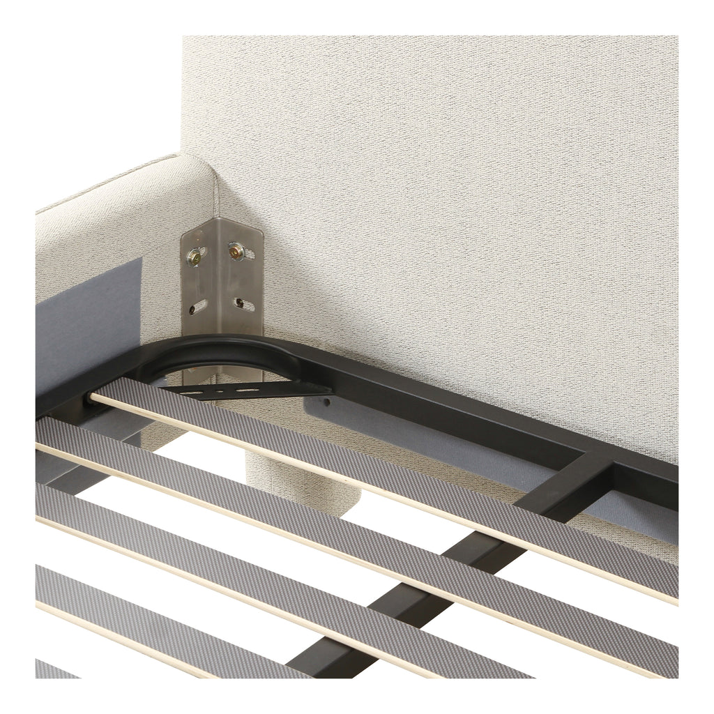 Ichigo Queen Bed Light Grey