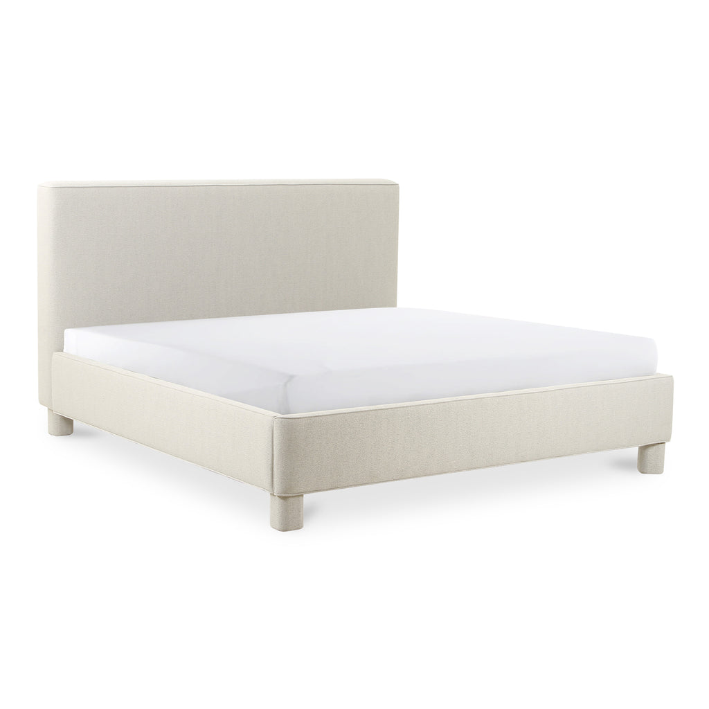 Ichigo Queen Bed Light Grey