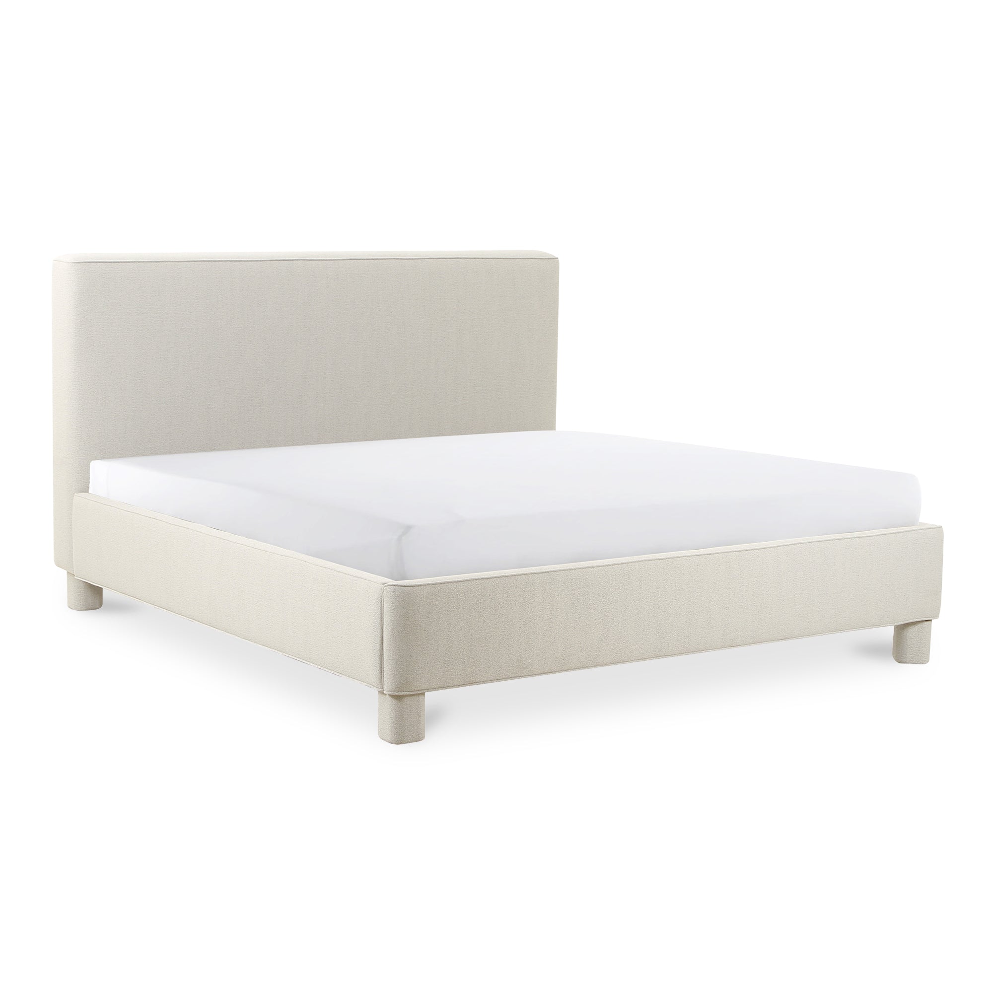 Ichigo Queen Bed Light Grey